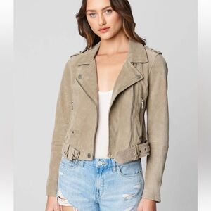 Blank NYC suede moto jacket
